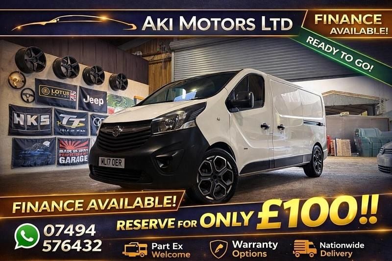 Used Vauxhall Vivaro 2017 White