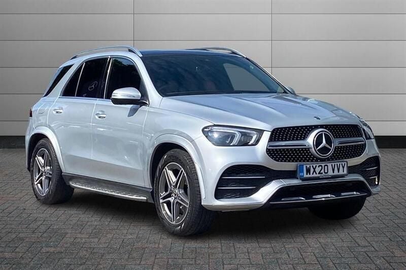 Iridium silver Used 2020 Mercedes GLE400 AMG line Estate | £38,295 (Fair price) - Image 1/4