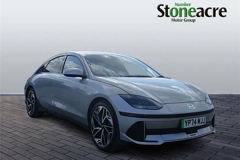 Silver Used 2024 Hyundai Ioniq 6 Premium Sedan | £27,995 (Fair price) - Image 1/4