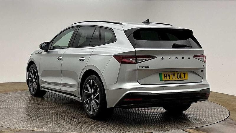 Used Skoda Enyaq iV SportLine 194 kW (265 HP) 2021 Brilliant silver metallic SUV