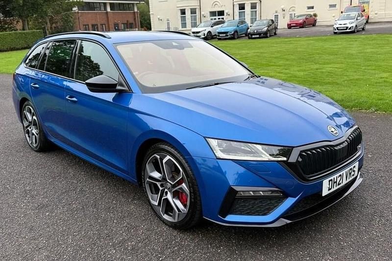 Blue Used 2021 Skoda Octavia vRS Estate | £21,500 (Fair price) - Image 1/1