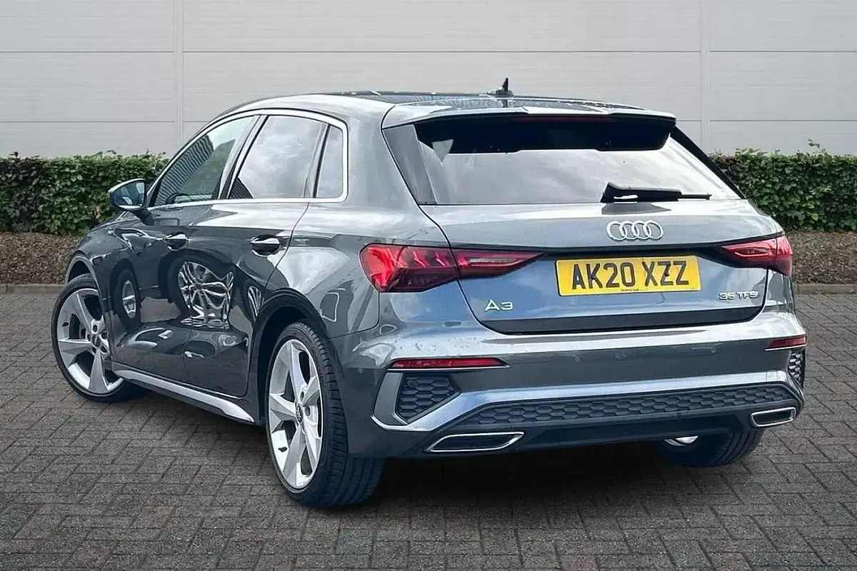 Used Audi A3 S-Line 150 HP (110 kW) 2020 Grey Sedan