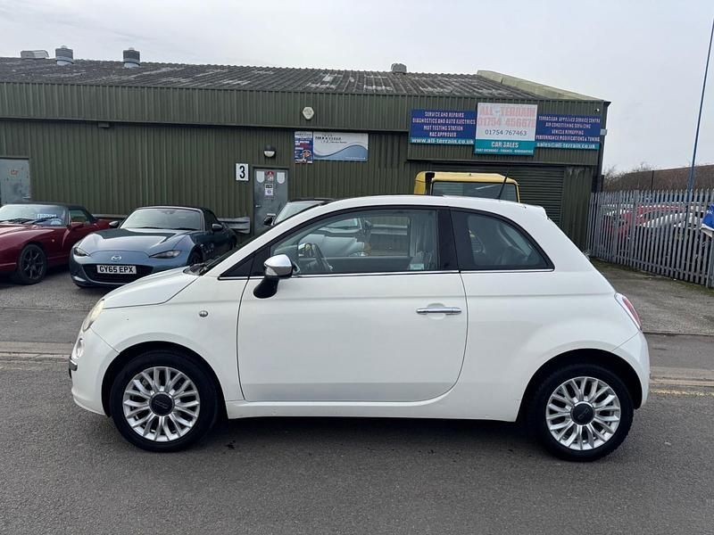 Used Fiat 500 Lounge 2014 White Hatchback