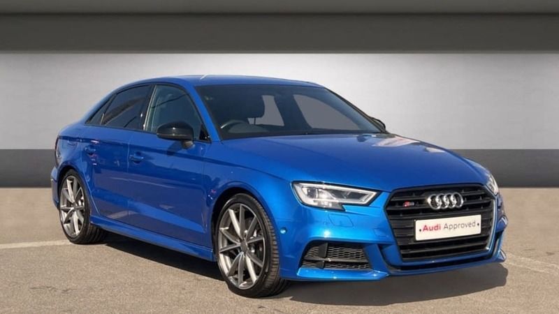 Blue Used 2017 Audi A3 Black Edition Sedan | £24,619 (Expensive) - Image 1/4