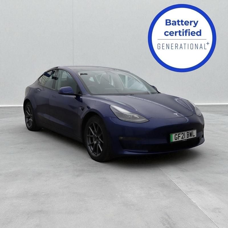 Blue Used 2021 Tesla Model 3 Long Range Sedan | £12,995 (Fair price) - Image 1/4