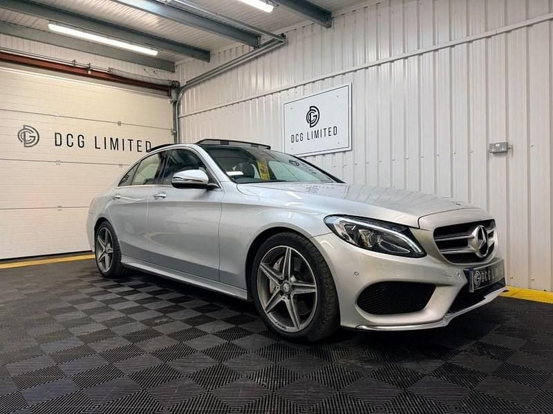 Used Mercedes C250 AMG Line Premium Plus 2016 Silver Sedan