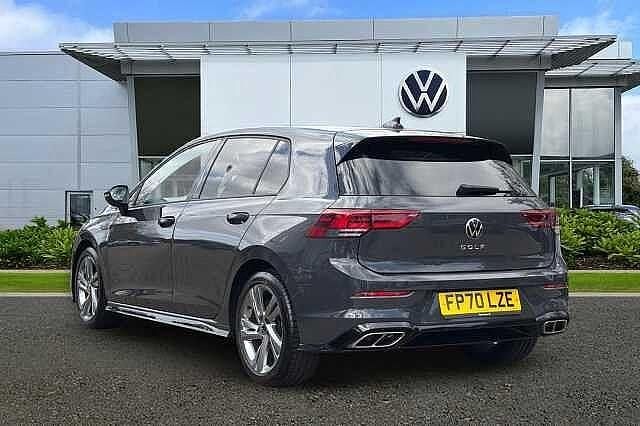 Used VW Golf VIII R-line 130 HP (95 kW) 2020 Urano grey Hatchback