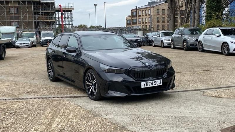 Black Used 2025 BMW 530e M Sport Estate | £51,900 (A bit pricey) - Image 1/4