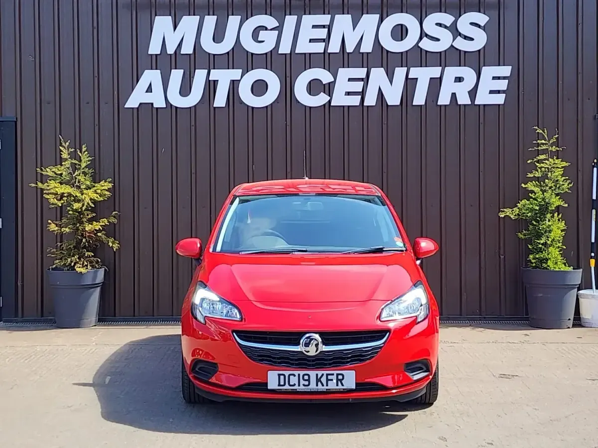 Used Vauxhall Corsa Sport 75 HP (55 kW) 2019 Red Hatchback