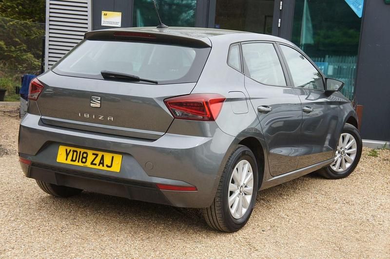 Used Seat Ibiza SE Technology 95 HP (69 kW) 2018 Grey Hatchback