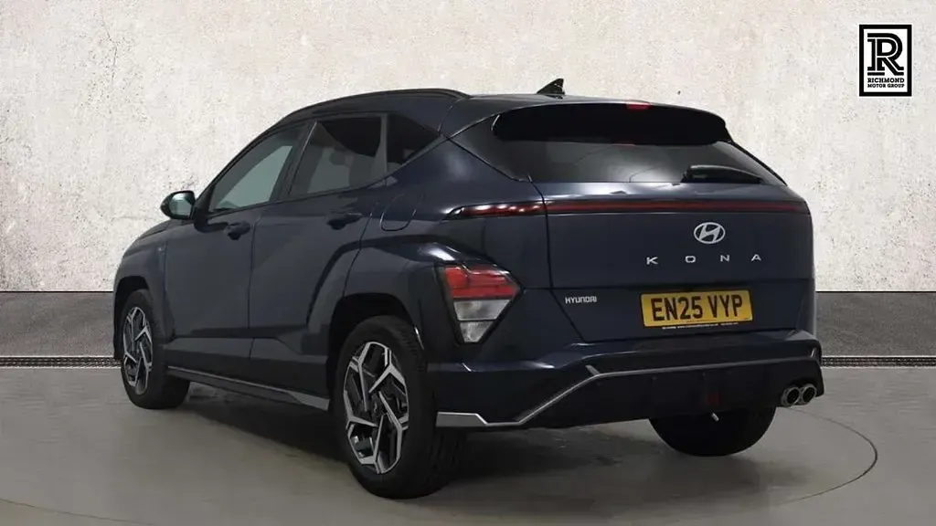 Second-hand Hyundai Kona N Line 137 CP (100 kW) 2025 Albastru SUV
