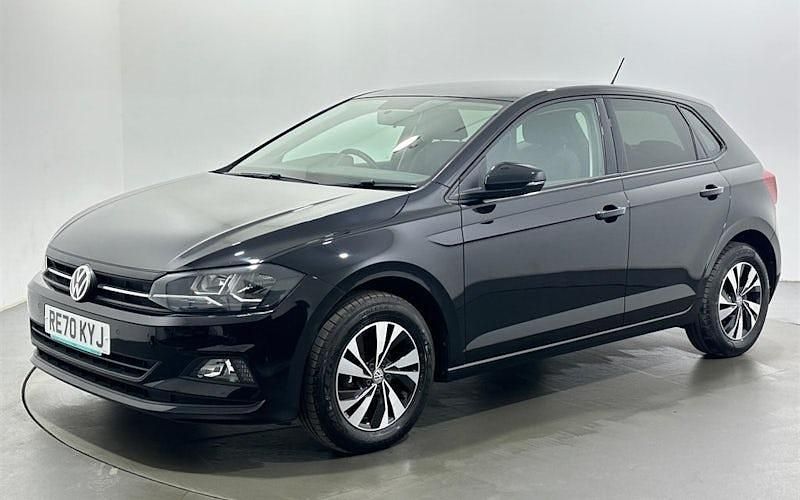 Used VW Polo Match 95 HP (69 kW) 2020 Black Hatchback