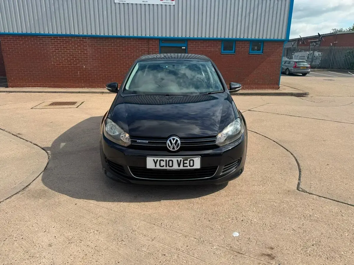 Used VW Golf VI S 105 HP (77 kW) 2010 Black Hatchback
