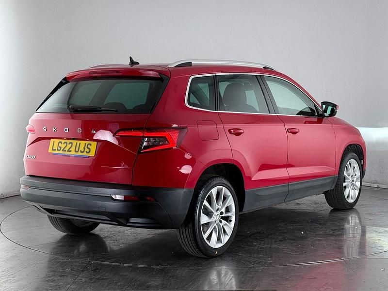 Used Skoda Karoq SE L 150 HP (110 kW) 2022 Red SUV
