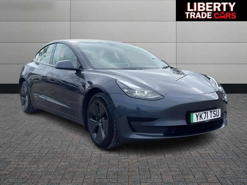 Grey Used 2021 Tesla Model 3 Standard Range Sedan | £10,829 (Fair price) - Image 1/4