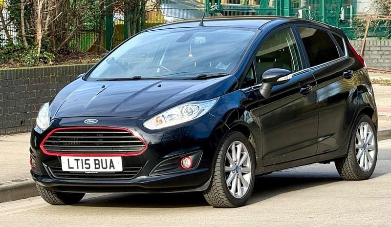 Used Ford Fiesta Titanium 2015 Black Hatchback