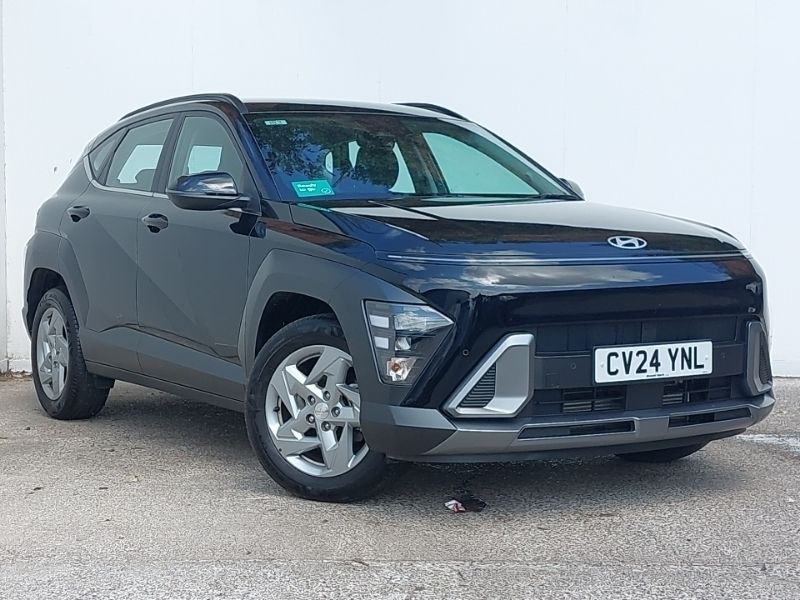 Black Used 2024 Hyundai Kona Advanced SUV | £19,998 (Fair price) - Image 1/4