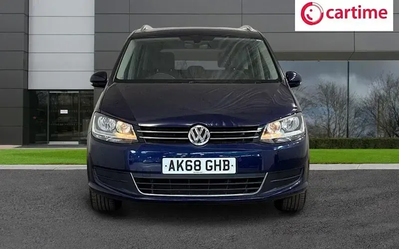 Used VW Sharan SE 150 HP (110 kW) 2018 Blue MPV