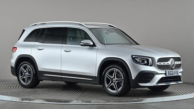 Silver Used 2021 Mercedes GLB200 AMG line SUV | £25,198 (Fair price) - Image 1/4