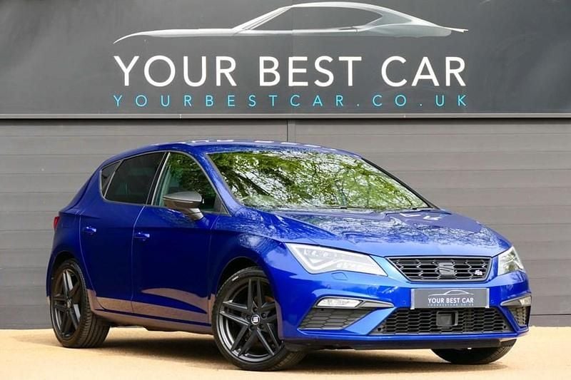 Used Seat Leon Black Edition 130 HP (95 kW) 2020 Blue Hatchback