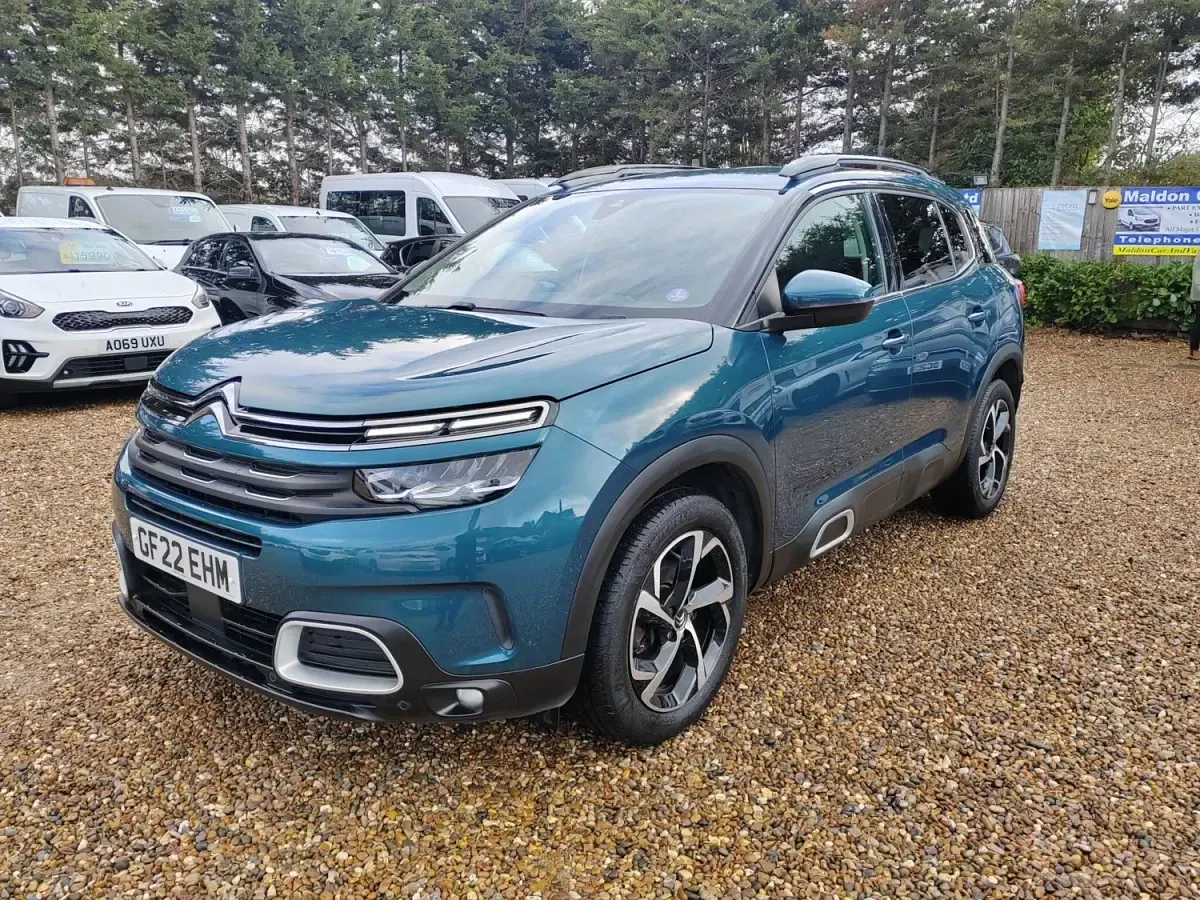 Usado Citroën C5 PureTech 2022 Azul Citadino
