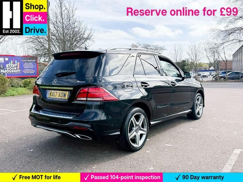 Used Mercedes GLE250 AMG line 204 HP (150 kW) 2017 Black Estate