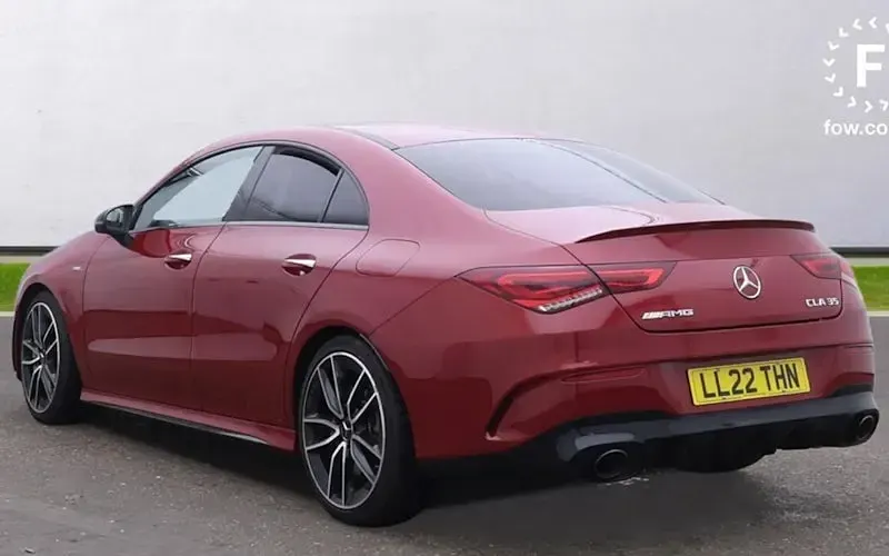 Used Mercedes CLA35 AMG Premium 306 HP (225 kW) 2022 Red Coupe