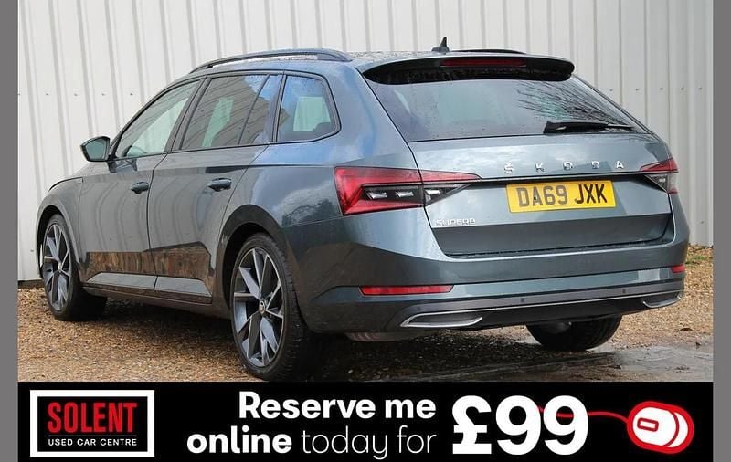 Used Skoda Superb SportlinePlus 150 HP (110 kW) 2019 Grey Estate
