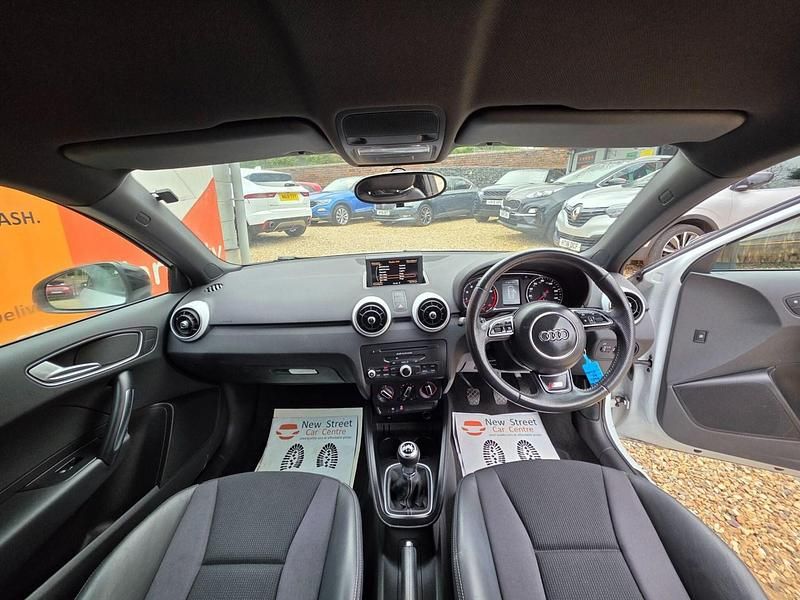 Used Audi A1 S-Line 122 HP (89 kW) 2014 White Hatchback