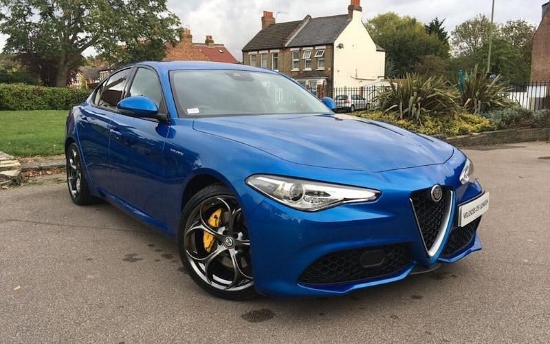 Blue Used 2019 Alfa Romeo Giulia Veloce Sedan | £18,995 (Fair price) - Image 1/4