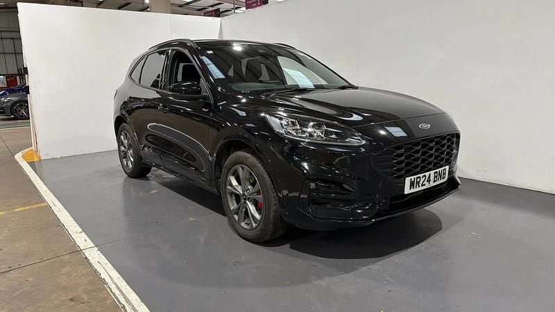 Black Used 2024 Ford Kuga ST-Line SUV | £19,498 (Good price) - Image 1/4