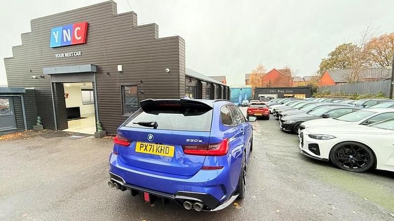 Blue Used 2021 BMW 330e M Sport Estate | £21,491 (Fair price) - Image 1/4