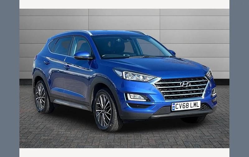 Used Hyundai Tucson Premium 129 HP (94 kW) 2018 Blue SUV