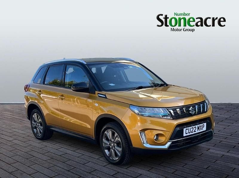 Yellow Used 2022 Suzuki Vitara SZ-T SUV | £11,495 (Good price) - Image 1/4