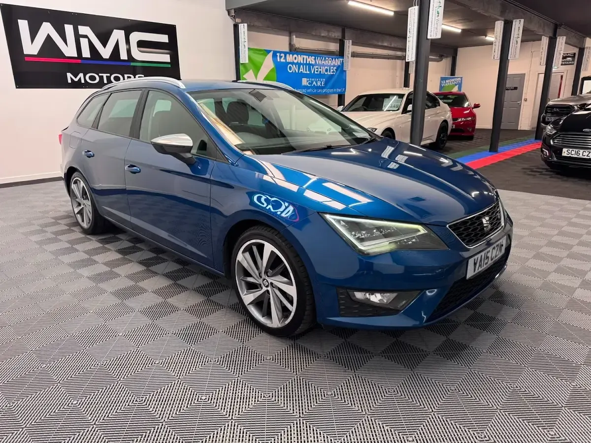 Used Seat Leon FR 2015 Blue Estate