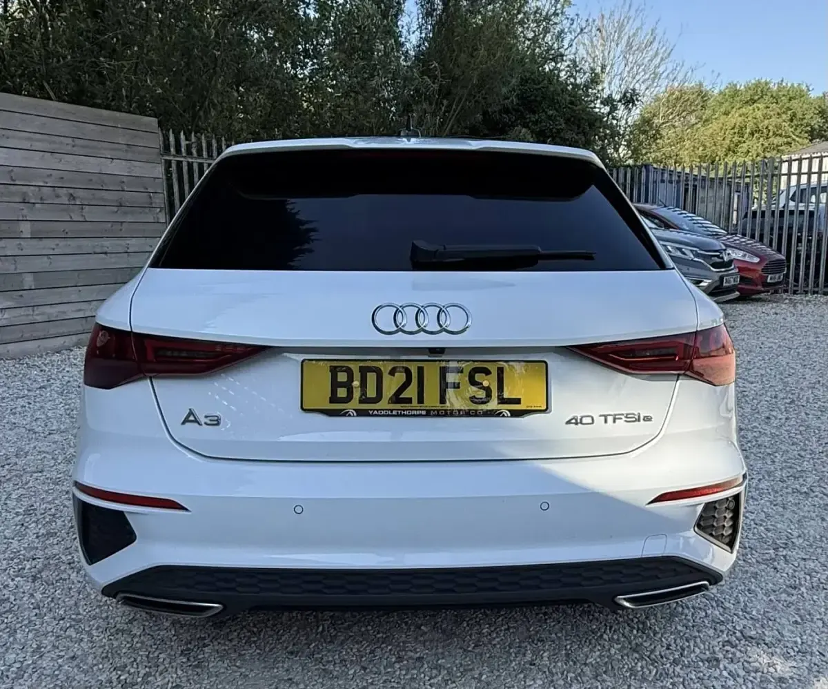 Used Audi A3 e-tron S-Line 2021 White Hatchback