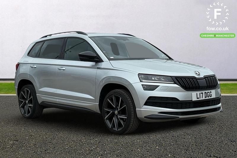 Silver Used 2020 Skoda Karoq SportLine SUV | £18,599 (Fair price) - Image 1/4