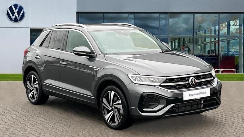 Grey Used 2025 VW T-Roc R-line SUV | £28,253 (Fair price) - Image 1/4