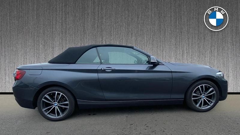 Used BMW 218 Sport Line 134 HP (98 kW) 2020 Grey Cabriolet