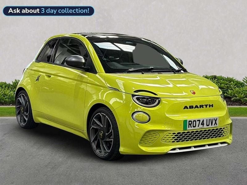 Green Used 2024 Abarth 500e Turismo Hatchback | £22,162 (Fair price) - Image 1/4