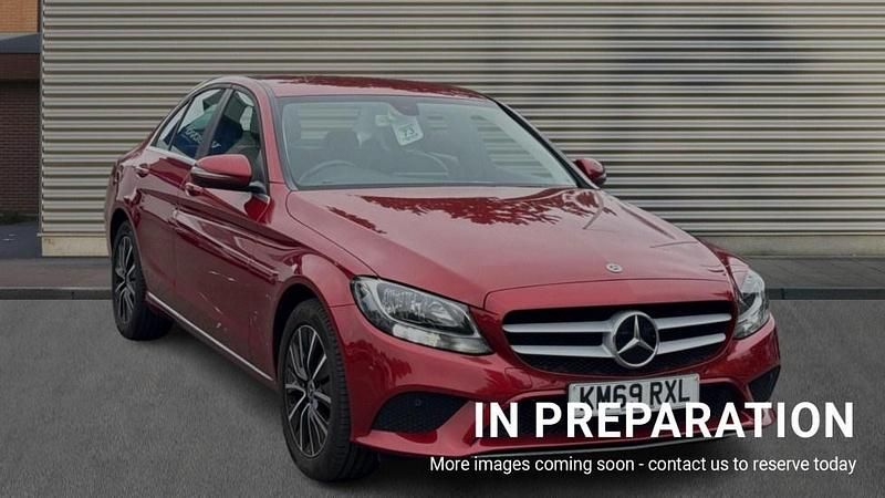 Red Used 2019 Mercedes C180 SE Sedan | £13,980 (Fair price) - Image 1/4