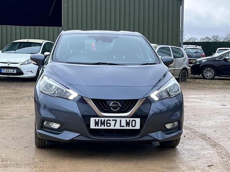 Used Nissan Micra Acenta 90 HP (66 kW) 2018 Grey Hatchback