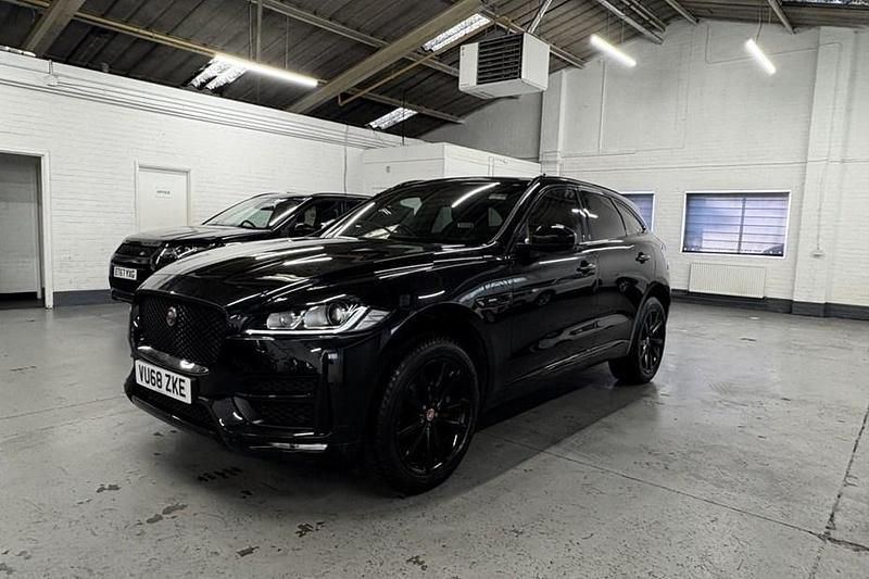 Black Used 2018 Jaguar F-Pace R-Sport SUV | £13,495 (Fair price) - Image 1/1