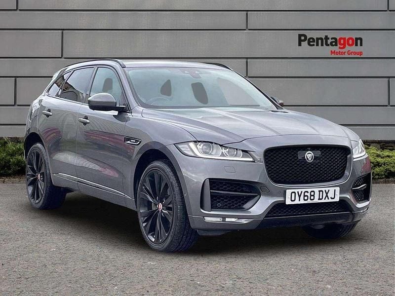 Grey Used 2018 Jaguar F-Pace R-Sport SUV | £22,995 (Fair price) - Image 1/4