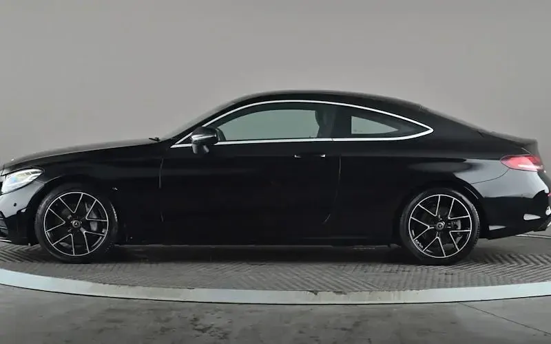 Used Mercedes C200 AMG line 184 HP (135 kW) 2019 Black Coupe