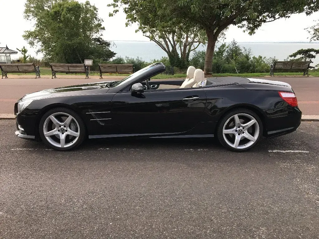 Used Mercedes SL350 2013 Obsidian black Cabriolet