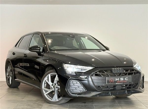 Black Used 2024 Audi A3 Sportback Black Edition Hatchback | £28,995 (Expensive) - Image 1/1