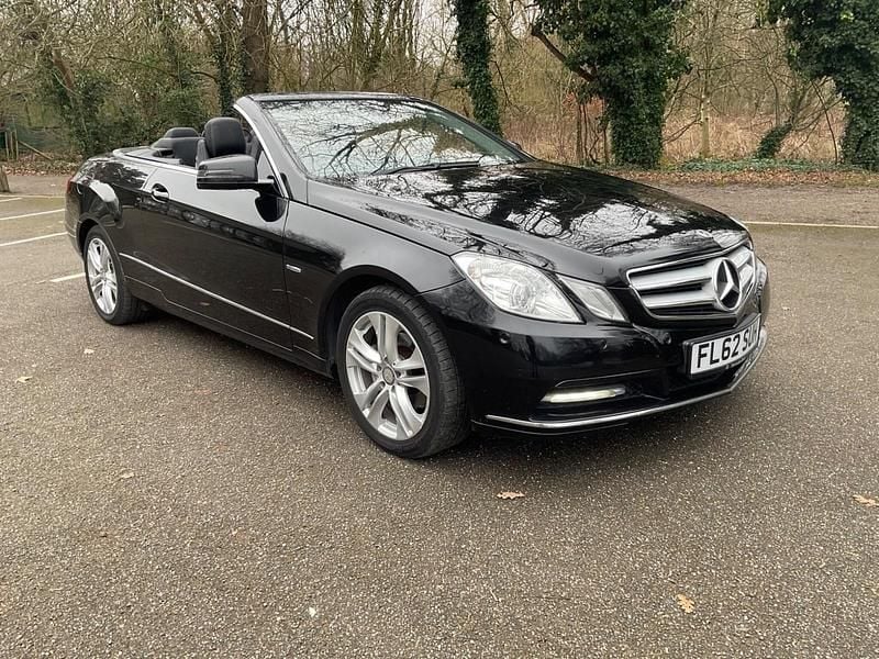 Used Mercedes E220 SE 170 HP (125 kW) 2012 Black Cabriolet