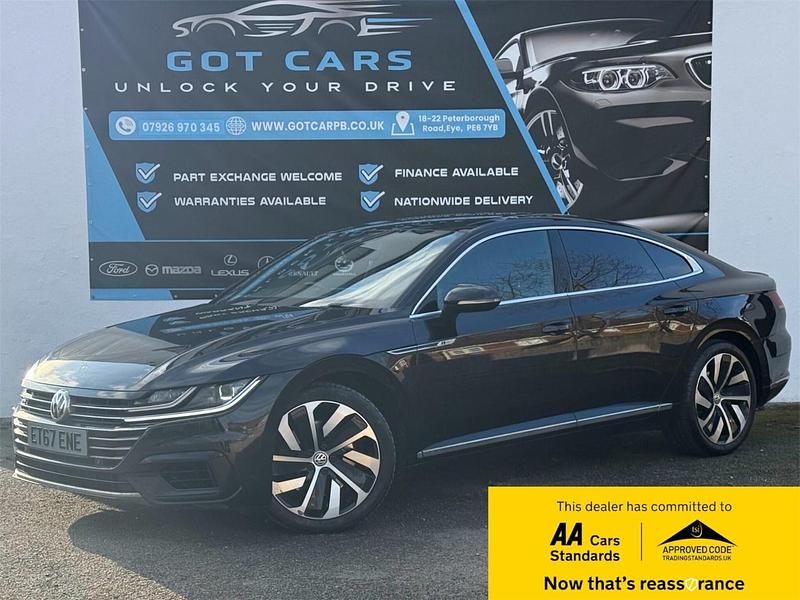 Black Used 2018 VW Arteon R-line Hatchback | £12,495 (Fair price) - Image 1/3