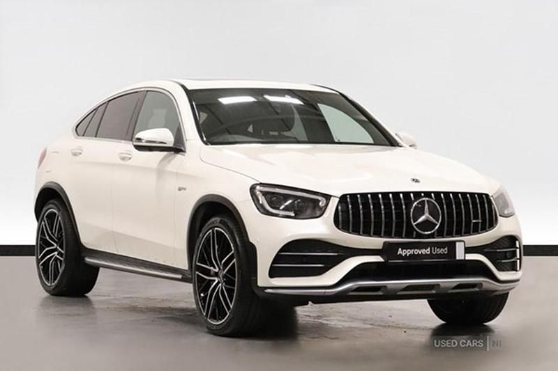 White Used 2021 Mercedes GLC43 AMG Premium Plus Coupe | £39,695 (Fair price) - Image 1/1